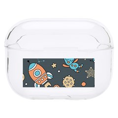 Space Seamless Pattern Art Hard Pc Airpods Pro Case