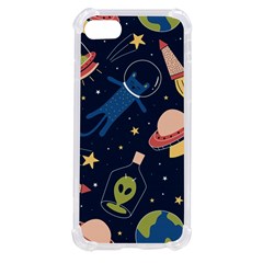 Seamless Pattern With Funny Aliens Cat Galaxy Iphone Se by Hannah976