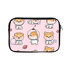 Set Kawaii Smile Japanese Dog Akita Inu Cartoon Apple Ipad Mini Zipper Cases by Hannah976