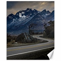 Highway Crossing Andes Moutains, Tierra Del Fuego, Argentina Canvas 11  X 14  by dflcprintsclothing