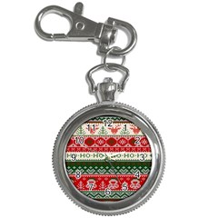 Ugly Sweater Merry Christmas  Key Chain Watches by artworkshop