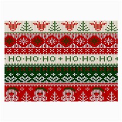 Ugly Sweater Merry Christmas  Large Glasses Cloth by artworkshop