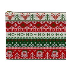 Ugly Sweater Merry Christmas  Cosmetic Bag (xl)