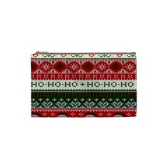 Ugly Sweater Merry Christmas  Cosmetic Bag (small) by artworkshop