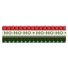 Ugly Sweater Merry Christmas  Oblong Satin Scarf (16  X 60 ) by artworkshop