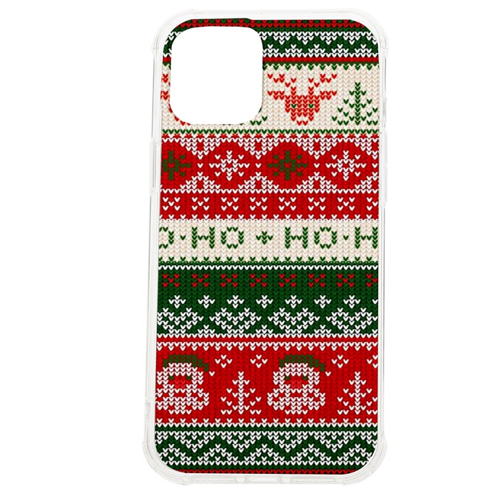 Ugly Sweater Merry Christmas  iPhone 12 Pro max TPU UV Print Case