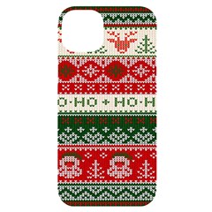 Ugly Sweater Merry Christmas  Iphone 14 Plus Black Uv Print Case