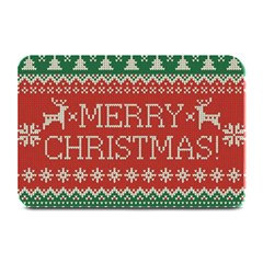 Merry Christmas  Pattern Plate Mats by artworkshop