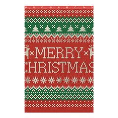 Merry Christmas  Pattern Shower Curtain 48  X 72  (small)  by artworkshop