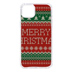 Merry Christmas  Pattern Iphone 14 Plus Tpu Uv Print Case by artworkshop