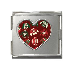 Ugly Sweater Wrapping Paper Mega Link Heart Italian Charm (18mm)