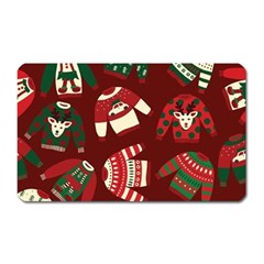 Ugly Sweater Wrapping Paper Magnet (rectangular)