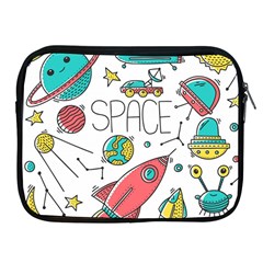 Space Cosmos Seamless Pattern Seamless Pattern Doodle Style Apple Ipad 2/3/4 Zipper Cases by Hannah976