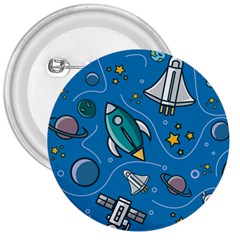 About Space Seamless Pattern 3  Buttons