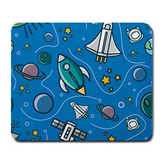 About Space Seamless Pattern Large Mousepad