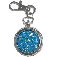 About Space Seamless Pattern Key Chain Watches