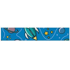 About Space Seamless Pattern Large Premium Plush Fleece Scarf 