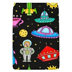 Seamless Pattern With Space Objects Ufo Rockets Aliens Hand Drawn Elements Space Removable Flap Cover (s) by Hannah976