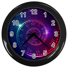 Time Machine Wall Clock (black)