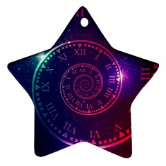 Time Machine Star Ornament (two Sides)