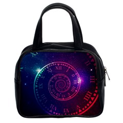 Time Machine Classic Handbag (two Sides) by Hannah976