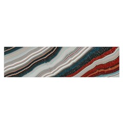 Dessert Road  pattern  All Over Print Design Oblong Satin Scarf (16  X 60 ) by coffeus