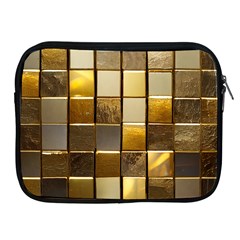 Golden Mosaic Tiles  Apple Ipad 2/3/4 Zipper Cases by essentialimage