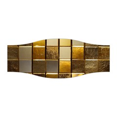 Golden Mosaic Tiles  Stretchable Headband