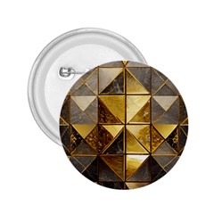 Golden Mosaic Tiles  2.25  Buttons