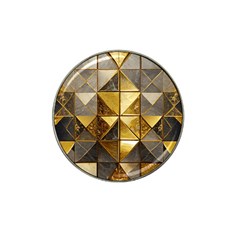 Golden Mosaic Tiles  Hat Clip Ball Marker (10 Pack) by essentialimage365