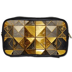 Golden Mosaic Tiles  Toiletries Bag (One Side)