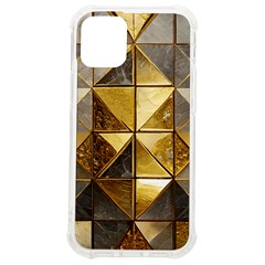 Golden Mosaic Tiles  Iphone 12 Mini Tpu Uv Print Case	 by essentialimage365