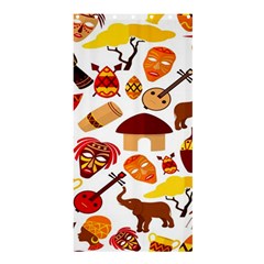 Africa Jungle Ethnic Tribe Travel Seamless Pattern Vector Illustration Shower Curtain 36  x 72  (Stall) 