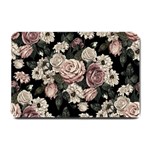 Elegant Seamless Pattern Blush Toned Rustic Flowers Small Doormat 24 x16  Door Mat