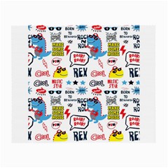 Monster Cool Seamless Pattern Small Glasses Cloth (2 Sides)