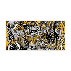 Crazy Abstract Doodle Social Doodle Drawing Style Yoga Headband