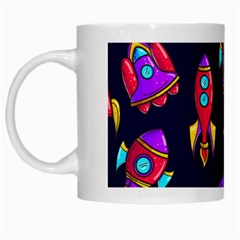 Space Patterns White Mug