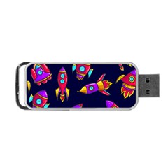 Space Patterns Portable Usb Flash (one Side) by Hannah976