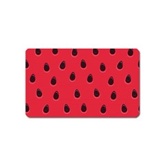 Seamless Watermelon Surface Texture Magnet (name Card)