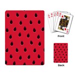 Seamless Watermelon Surface Texture Playing Cards Single Design (Rectangle) Back