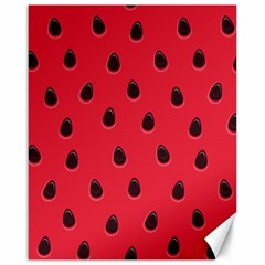 Seamless Watermelon Surface Texture Canvas 16  X 20 