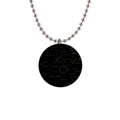 Abstract Math Pattern 1  Button Necklace