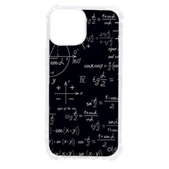 Mathematical Seamless Pattern With Geometric Shapes Formulas Iphone 13 Mini Tpu Uv Print Case by Hannah976