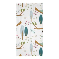 Pattern Sloth Woodland Shower Curtain 36  X 72  (stall)  by Hannah976