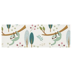 Pattern Sloth Woodland Banner And Sign 12  X 4  by Hannah976