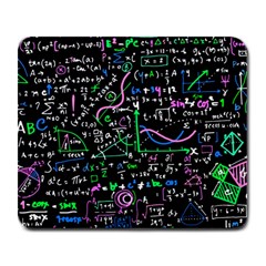 Math Linear Mathematics Education Circle Background Large Mousepad