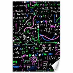 Math Linear Mathematics Education Circle Background Canvas 20  X 30  by Hannah976