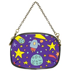 Card With Lovely Planets Chain Purse (two Sides) by Hannah976