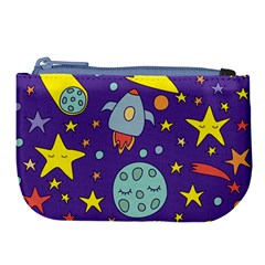 Card With Lovely Planets Large Coin Purse by Hannah976