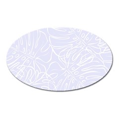 Tropical Monstera Oval Magnet by ConteMonfrey